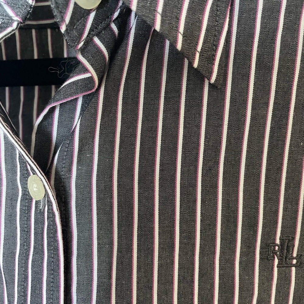 Women’s 100% Cotton Ralph Lauren Button Up Blouse